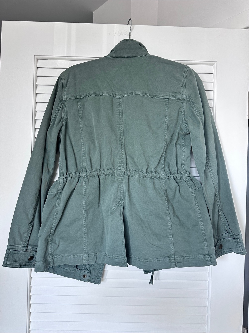 GAP Green Utility Field Jacket Drawstring XS - Picture 4 of 13